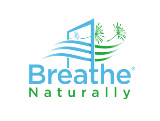 Breathe Naturally logo design by agus