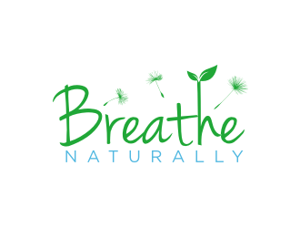 Breathe Naturally logo design by Barkah