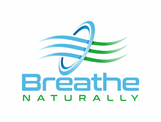 Breathe Naturally logo design by agus