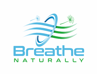 Breathe Naturally logo design by agus