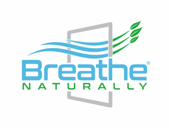 Breathe Naturally logo design by agus