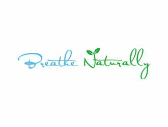 Breathe Naturally logo design by InitialD