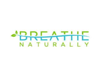 Breathe Naturally logo design by Andri