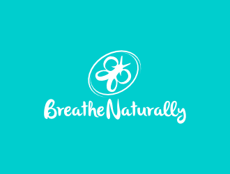 Breathe Naturally logo design by shoplogo