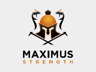 Maximus Strength logo design by azizah