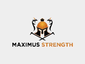 Maximus Strength logo design by azizah