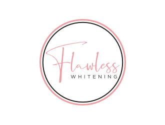 Flawless Whitening  logo design by carman