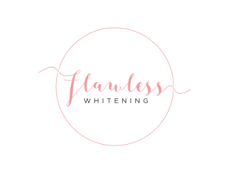 Flawless Whitening  logo design by carman