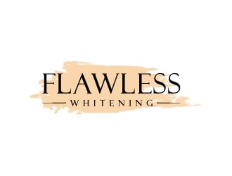 Flawless Whitening  logo design by treemouse