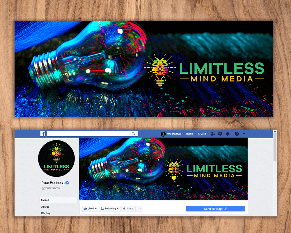 Limitless Mind Media logo design by onamel