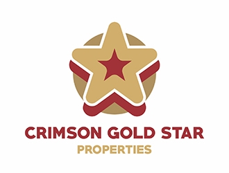 Crimson Gold Star Properties logo design by gitzart