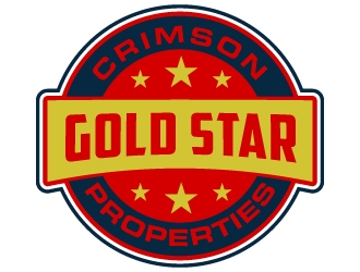 Crimson Gold Star Properties logo design by design_brush