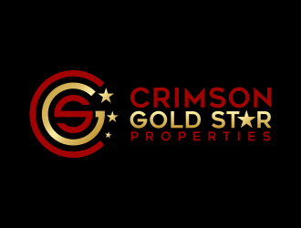 Crimson Gold Star Properties logo design by ekitessar