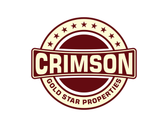 Crimson Gold Star Properties logo design by done