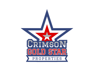 Crimson Gold Star Properties logo design by graphicstar