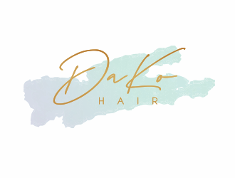 DaKo Hair logo design by YONK