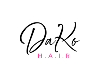 DaKo Hair logo design by ingepro