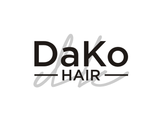 DaKo Hair logo design by rief