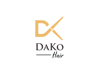 DaKo Hair logo design by vuunex