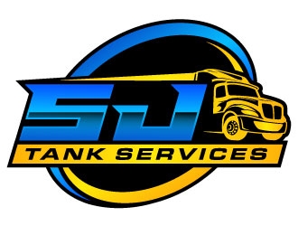 SJ Tank Services  logo design by daywalker