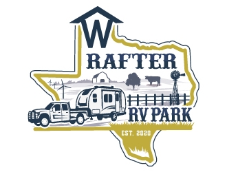 Rafter W RV Park logo design by Suvendu