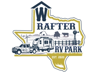 Rafter W RV Park logo design by Suvendu