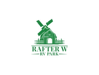 Rafter W RV Park logo design by Webphixo