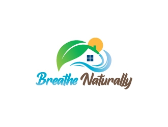 Breathe Naturally logo design by ascii