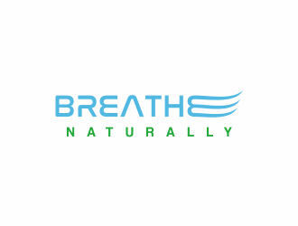 Breathe Naturally logo design by up2date