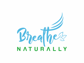 Breathe Naturally logo design by up2date