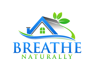 Breathe Naturally logo design by BrightARTS