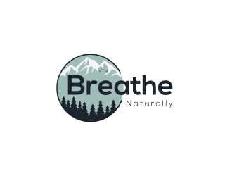 Breathe Naturally logo design by Upoops