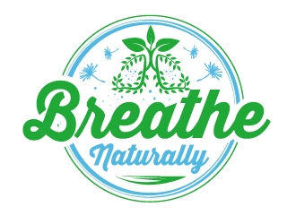 Breathe Naturally logo design by Suvendu