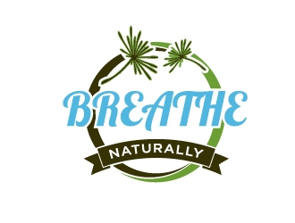 Breathe Naturally logo design by Mirza