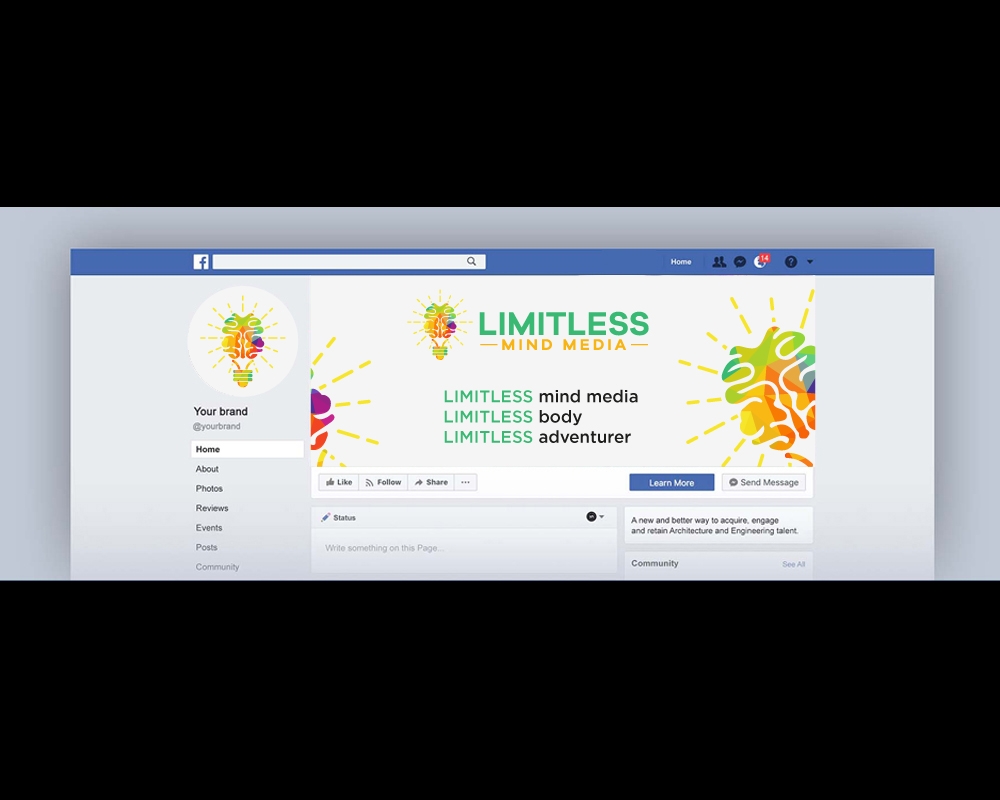 Limitless Mind Media logo design by Aslam