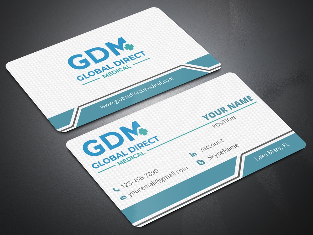 Global Direct Medical logo design by Gelotine