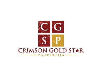 Crimson Gold Star Properties logo design by Creativeminds