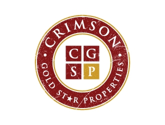 Crimson Gold Star Properties logo design by Creativeminds