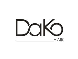 DaKo Hair logo design by maspion