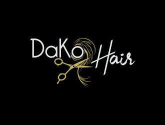 DaKo Hair logo design by nona