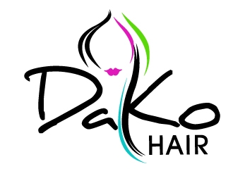 DaKo Hair logo design by PMG