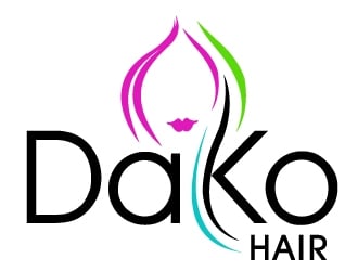 DaKo Hair logo design by PMG