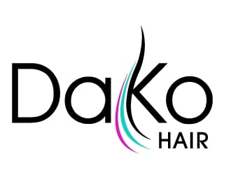 DaKo Hair logo design by PMG