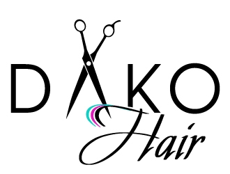 DaKo Hair logo design by PMG