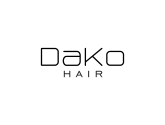 DaKo Hair logo design by FloVal