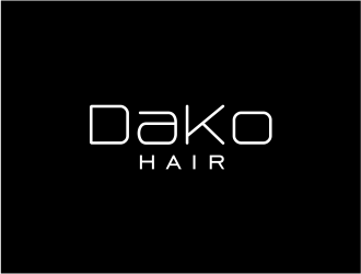 DaKo Hair logo design by FloVal