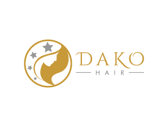 DaKo Hair logo design by pencilhand