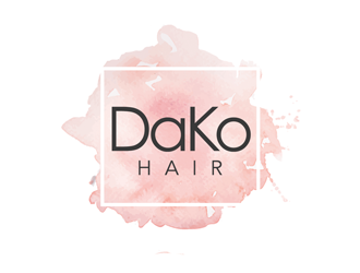 DaKo Hair logo design by kunejo