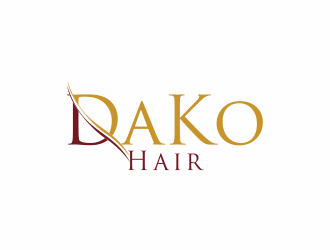 DaKo Hair logo design by Mahrein