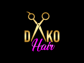 DaKo Hair logo design by zonpipo1